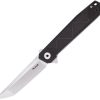 RUIKE P127 Folding Knife Black G10 Sandvik 14C28N Tanto Blade