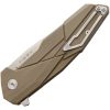 RUIKE P138 Linerlock Desert Folding Knife Tan G10 14C28N