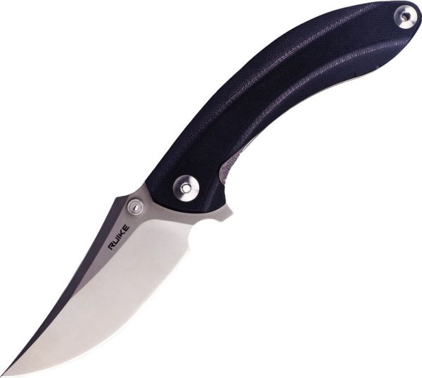 RKEP155B.jpg RUIKE P155 Linerlock Black Folding Knife 14C28N Sandvik Blade