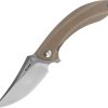 RUIKE P155 Linerlock Folding Knife 14C28N Desert Tan G10