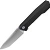 Ruike P166 Linerlock Folding Knife Black 14C28N Tanto Blade