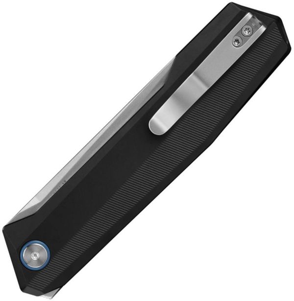 Ruike P166 Linerlock Folding Knife Black 14C28N Tanto Blade