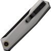Ruike P166 Linerlock Gray Folding Knife 14C28N Tanto Blade