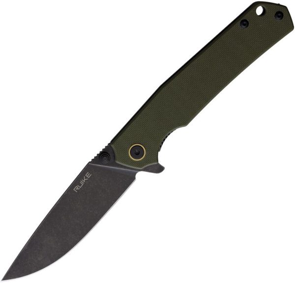 RKEP801G.jpg RUIKE P801 Framelock - Green G10 Stainless