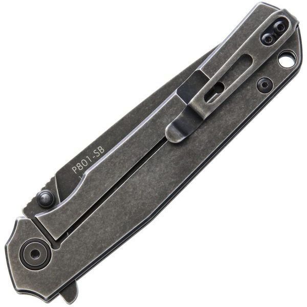 RUIKE P801 Framelock Folding Knife - Black Oxide