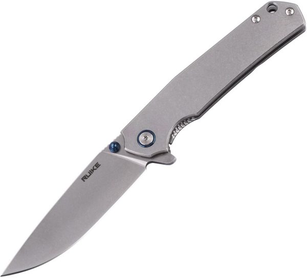 RUIKE P801 Framelock Folding Knife - Stonewash