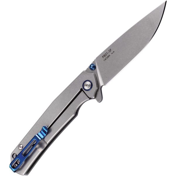 RUIKE P801 Framelock Folding Knife - Stonewash