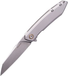RUIKE P831 Framelock Folding Knife - Gray Satin