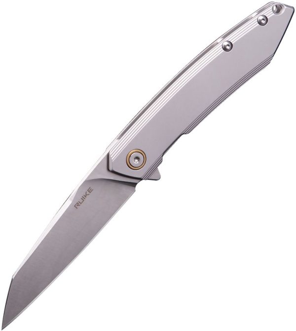 RUIKE P831 Framelock Folding Knife - Gray Satin