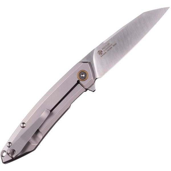 RUIKE P831 Framelock Folding Knife - Gray Satin