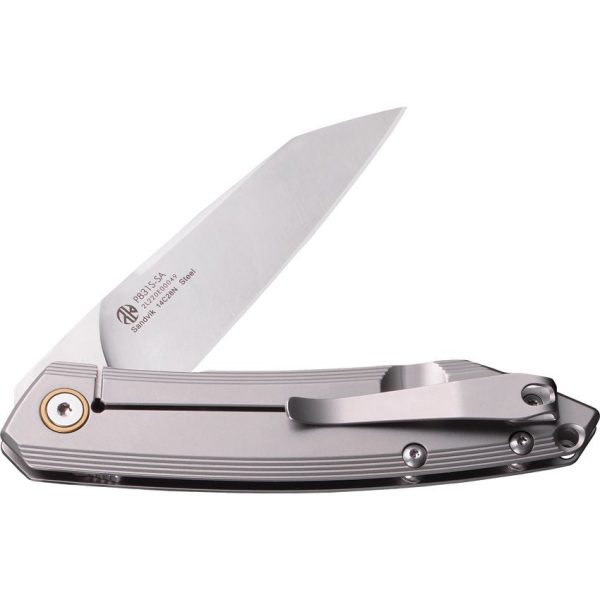 RUIKE P831 Framelock Folding Knife - Gray Satin