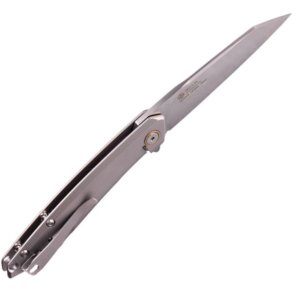 RUIKE P831 Framelock Folding Knife - Gray Satin