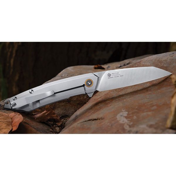 RUIKE P831 Framelock Folding Knife - Gray Satin