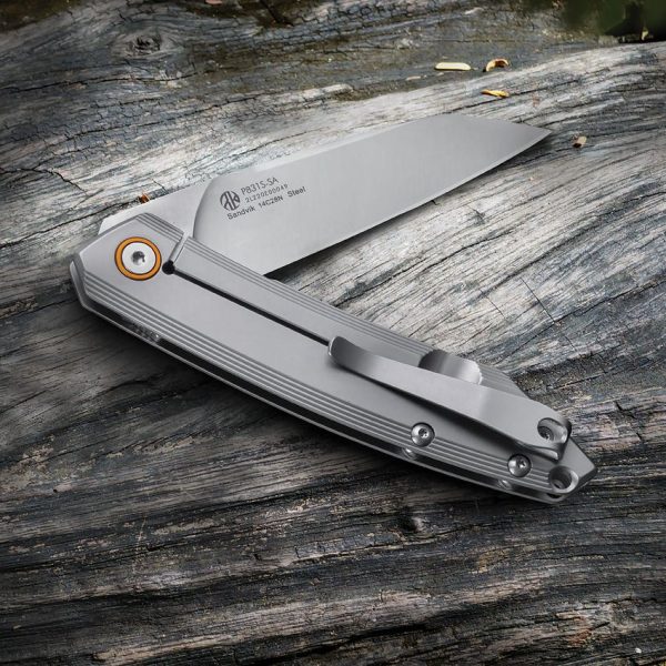 RUIKE P831 Framelock Folding Knife - Gray Satin
