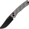 RUIKE P856 Crossbar Lock Folding Knife Gray G10 14C28N