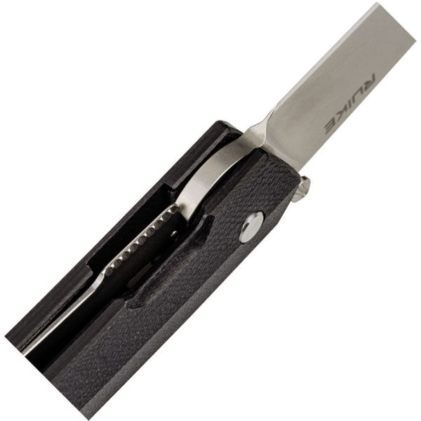 RUIKE P865 Linerlock Folding Knife - Black G10