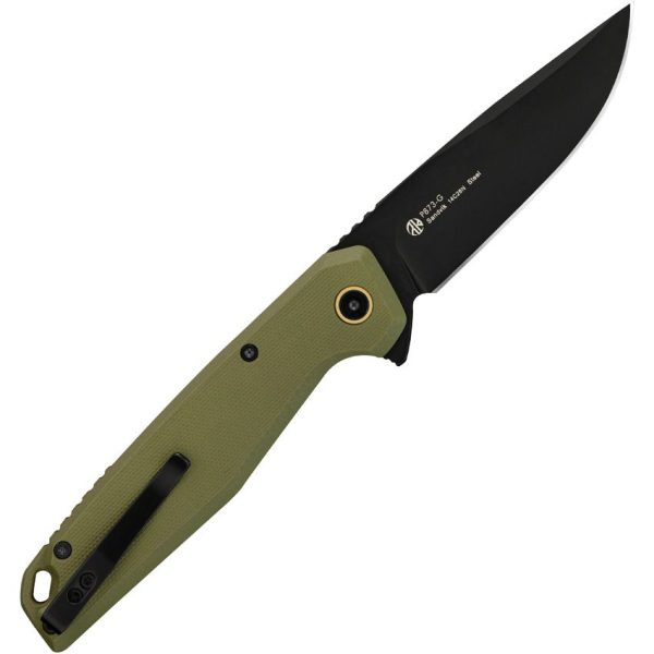 RKEP873G_add_02.jpg RUIKE P873 Button Lock Folding Knife 3.5" OD Green G10