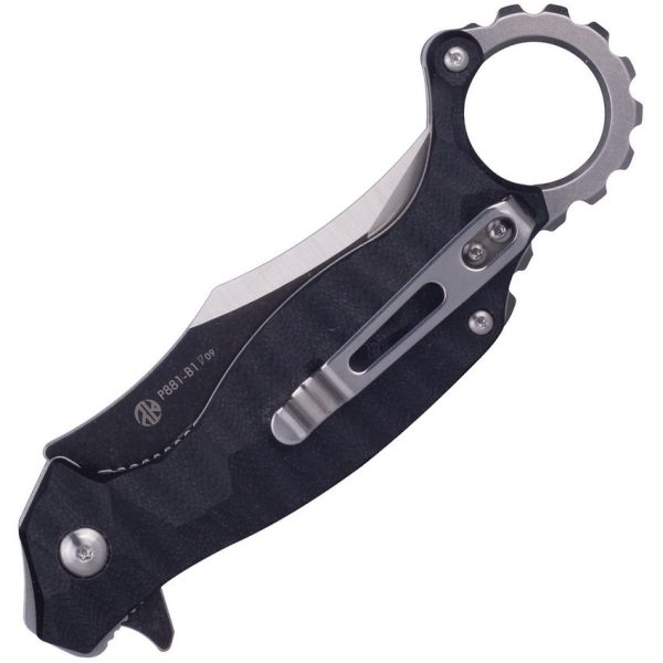 RUIKE P881 Linerlock Folding Knife - Black G10
