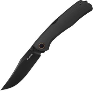 RUIKE P882 Lockback Folding Knife 12C27 Sandvik Black G10