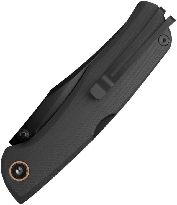 RUIKE P882 Lockback Folding Knife 12C27 Sandvik Black G10