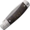 Rike Slip Joint Black Gold CF Folding Knife M390 Blade