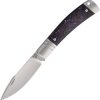 Rike Slip Joint Black Purple Carbon Fiber Folding Knife M390