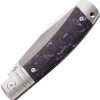 Rike Slip Joint Black Purple Carbon Fiber Folding Knife M390