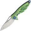 Rike Knife Hummingbird Framelock Green Titanium