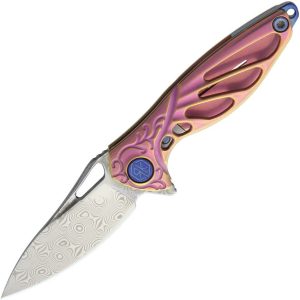 Rike Knife Hummingbird Framelock Pink Titanium