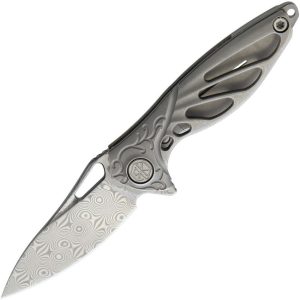 Rike Knife Hummingbird Framelock Satin Titanium
