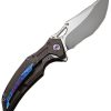 Rike S05 Framelock Folding Knife M390 Dark Gray Titanium