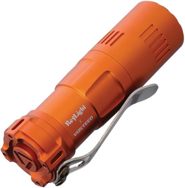 ReyLight Vosteed Rook Aluminum Flashlight Orange
