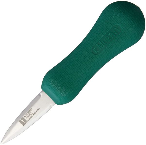 R. Murphy Duxbury Oyster Knife Green Synthetic Handle