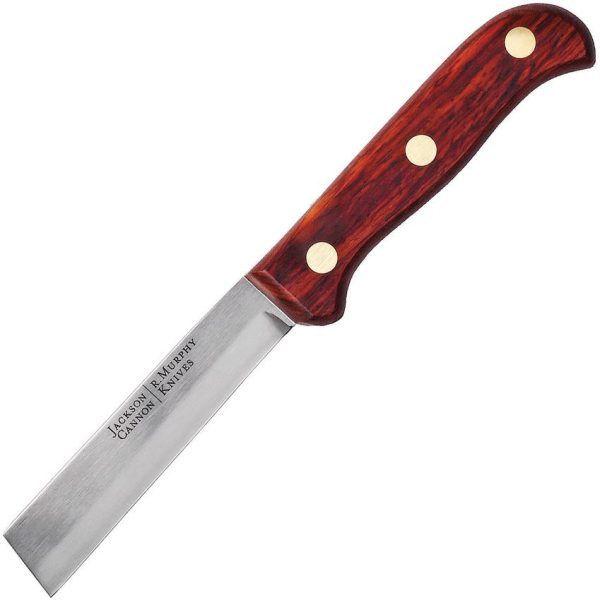 R. Murphy Jackson Bar 4" Stainless Fixed Blade Knife Brown Wood