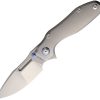 RMTDSTFA.jpg REMETTE TwoFace Framelock Gray Folding Knife M390 Titanium