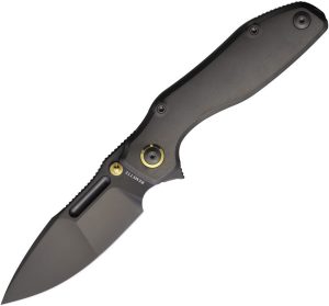 RMTDSTFD.jpg Remette TwoFace Framelock Black M390 Folding Knife 3" Blade