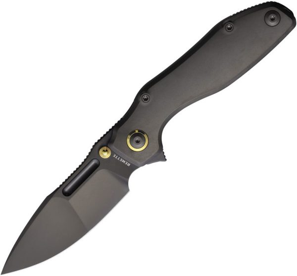 RMTDSTFD.jpg Remette TwoFace Framelock Black M390 Folding Knife 3" Blade