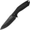 Remette Allosaurus Fixed Blade D2 Black with Fire Starter