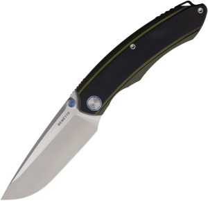 Remette GC103 Linerlock 14C28N Drop Point Green