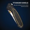 REMETTE Kingfisher Framelock Ti Folding Knife M390 Titanium