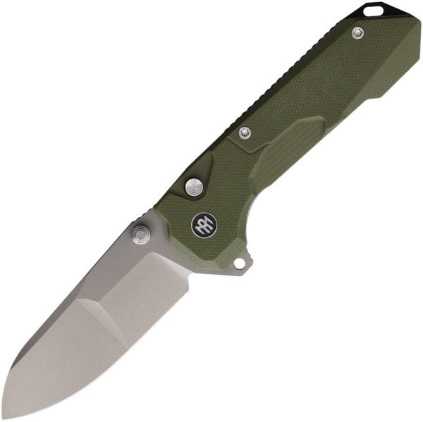 Remette Cosmic Button Linerlock OD Green G10