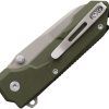 Remette Cosmic Button Linerlock OD Green G10
