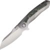 REMETTE Kestrel Framelock Ti M390 Folding Knife Gray Titanium