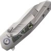REMETTE Kestrel Framelock Ti M390 Folding Knife Gray Titanium