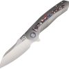 REMETTE Kestrel Framelock Ti M390 Folding Knife Gray Titanium