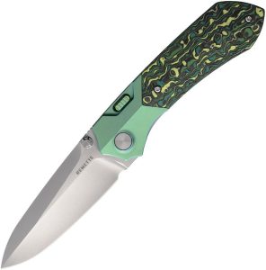 REMETTE Meteor Button Linerlock Titanium Folding Knife