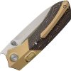 REMETTE Meteor Button Linerlock Ti/CF Folding Knife