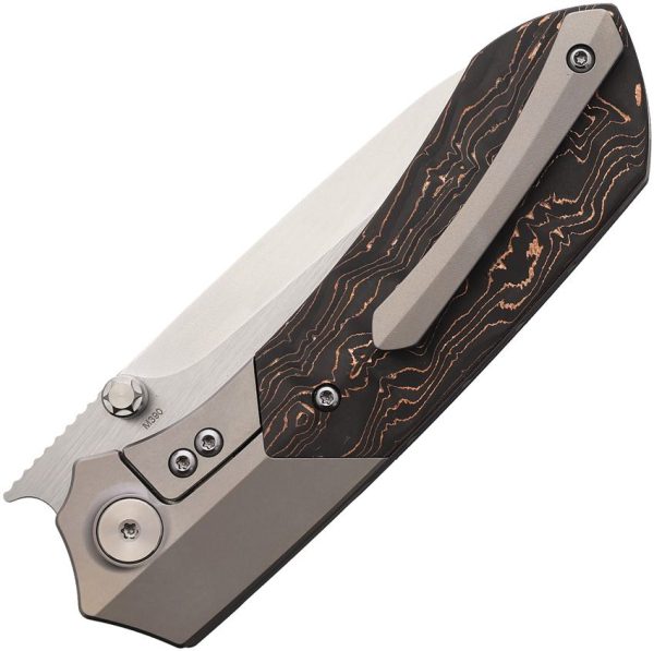 Remette RTPT Framelock Copper M390 Spear