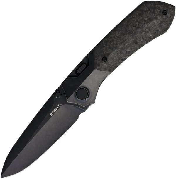 RMTRTPTELD.jpg Remette Meteor Button Linerlock Titanium Folding Knife