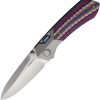 RMTRTPTNC.jpg REMETTE Meteor Button Framelock Folding Knife M390 Titanium